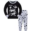 Colobe Pigiama Ragazzo Squalo Astronauta Razzo Cotone Lungo Pyjama Sets Vestiti Bambino Invernale Due Pezzi Impostato Natalizio Regalo per Ragazzi 1-12 Anni