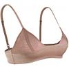SilRiver Bralette da Donna in Raso di Seta a Triangolo a Forma di U Delicato Reggiseno (per Coppe A-C)