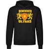 Settantallora Felpa Cappuccio Unisex Benevento Ultras Leoni | Grafica Benevento Ultras con Leoni e Scudo Giallorosso, Felpa con Cappuccio Unisex, Vestibilità Regular e Tasca a Marsupio