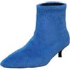 Generisch Stivali da donna con tacco alto, sexy ed eleganti | Stivaletti in pelle scamosciata con punta a punta, tacco a spillo, comodi e chic, per matrimoni, viaggi e uso quotidiano