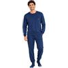 Intimitaly Irge® Pigiama Uomo Invernale Lungo 100% Caldo Cotone Interlock in Scatola Idea Regalo di Natale Pigiama Uomo Cotone Lungo