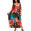 YouKD Kaftano estivo da donna Boho Plus Size Robe Beach Coverup accappatoi taglia unica