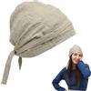 Mythrojan Cappellino in tela leggera medievale: morbido e robusto 100% cotone Coif