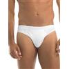 GARDA - 6 Slip Uomo 100% Cotone Filo di Scozia, Minislip, Slip Basso Elastico Ricoperto, con Ricamo Art. 0761
