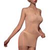 RUIBAVYA Bodystocking Nylon Donna Sexy Abito con Cavezza Regolabile Sexy Lingerie Hot Vestitino Trasparente