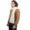 DALLE PIANE CASHMERE Sciarpa a Coste Uomo 100% Cashmere | Maglia inglese a rilievi verticali, spessore ed elasticità, non pizzica, filo ritorto a due capi, 180 x 24 cm
