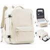 SZLX Zaino Ryanair 40x30x20 Sottovuoto Bagaglio a Mano 40x20x25 Donna Zaino da Viaggio 40x30x20 Wizzair Borse da Cabina per Easyjet 45x36x20 Uomo per Laptop 14 Pollici con Porta USB e Porta Scarpe