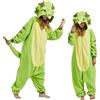 MAISUIZI Pigiama intero con triceratopo per adulti, unisex, per cosplay, Halloween, Natale, costume da notte