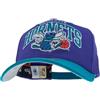 Mitchell & Ness Team Arch Cappellino da Baseball con Chiusura Classic Red Snapback - Charlotte Hornets (Lilla/Turco)