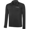 Black Crevice Maglia da sci da uomo con chiusura lampo, traspirante, a maniche lunghe, calda e termica, per sport invernali, corsa e attività all'aperto