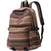 MURYE Zaino elegante e pratico per le donne stile etnico casual borsa per libri spaicous per scuola viaggi e attività all'aperto zaino uso quotidiano