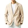 Allegorly Giacca da uomo in Cotton lino Blazer Giacca per il tempo | due bottoni leggeri Cappotti sportivi Slim Fit Blazer Casual Sportiva in Tinta Unita per quotidiani vacanze e lavoro