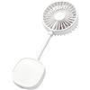 Xvilmaun Ventilatore portatile magnetico - Dispositivo di raffreddamento portatile regolabile con supporto per telefono, mini ventilatore portatile magnetico, per crociera, viaggi, picnic, spiaggia