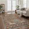 GENIMO Tappeto Persiano Vintage Classico Rosso 160 x 230 cm | Antiscivolo e Lavabile in Lavatrice, Pelo Corto Morbido per Soggiorno, Camera da letto, Cucina, Ingresso e Ufficio