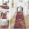 ZUZEKU Tappeto a passatoia lungo per corridoio, cucina, antiscivolo, lavabile, design moderno, colorato, 70 x 150 cm, al metro, per sala da pranzo, camera da letto, soggiorno, zerbino