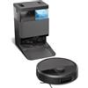 iRobot Roomba Plus 505 Combo, robot aspirapolvere lavapavimenti, 7.000 Pa | Con stazione AutoWash, ProLiDAR, PowerSpin Roller Mop, SmartScrub, riconoscimento oggetti AI, controllo vocale e app, nero