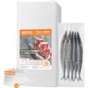 Wevac Core Sacchetti Sottovuoto per Alimenti 50 Pezzi 15x40cm Antistrappo | Ideali per Spaghetti, Linguine e Salsicce Intere, Goffrate, senza BPA. Compatibili con Tutte le Macchine Sottovuoto