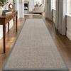 DEXI Passatoia Corridoio 60 x 210 cm, Antiscivolo, Grigio | Fondo in Gomma, Trattiene lo Sporco e l'Umidità, Facile da Pulire, per Ingresso, Cucina e Corridoio