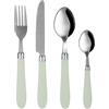 KASANOVA Set 24 posate Smooth in acciaio inox con manico menta