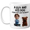 Stuff4 Tazza per gli amanti dei cani, tazza Staffordshire Bull Terrier, regalo per amici e familiari da parenti o amici e proprietari di cani, divertente regalo di compleanno, tazza in ceramica da 325 ml