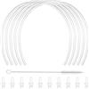 Zocipro 5 Pcs Milk Tubes Hoses, 10 Raccordi Latte HP3 con Spazzola Pulizia | Tubi di Ricambio in Silicone per Macchine da Caffè Jura GIGA 6, 10, W10, Z5, Z6, Z7, Z8, Z9, Z10, J6, J8, J9, S80, WE8