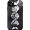 Celestial Witchy Moon Phases Aesthetic G Custodia per iPhone 11 Pro Max Sequenza di fasi lunari verticali grigie Celeste Lunare Art Boho