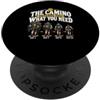 Regalo del Cammino di Santiago di Compos The Camino Teaches You Need Buen Camino Maglietta Pellegrino PopSockets PopGrip Adesivo