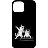Party Disco Lover Designs Custodia per iPhone 15 DJ, gatti, feste musicali divertenti