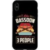 Jazz Band Bassoon Player Merch With Retr Custodia per iPhone XS Max Mi piace Fagotto E Forse Mi Piace 3 Persone