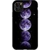 Celestial Witchy Moon Phases Aesthetic G Custodia per iPhone 11 Pro Max Viola Verticale Luna Sequenza Fase Celeste Lunare Art Boho