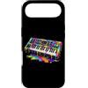 Synthesizer Electronic Music Lover Gifts Custodia per iPhone Air Sintetizzatore Dripping Paint Music Lover