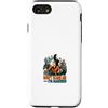 Married Horror Zombie Skeleton Couple Custodia per iPhone SE (2020) / 7/8 Non spaventarmi Sono sposato Horror Zombies