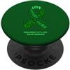 Liver Awareness Month Green Ribbon Suppo Supporto Green Awareness Ribbon Consapevolezza delle malattie del fegato PopSockets PopGrip Adesivo
