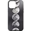 Celestial Witchy Moon Phases Aesthetic G Custodia per iPhone 12 Pro Max Sequenza di fasi lunari verticali grigie Celeste Lunare Art Boho