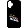 Broken Skeleton Sports Funny Athlete Bon Custodia per iPhone 16 Motoslitta Snowmobiling Snow Machine Halloween Injury Humor