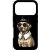 Thanksgiving Feast Funny Steampunk Pilgr Custodia per iPhone 17 Pro Labrador Retriever Lab Vintage Retro Turchia Day Dinner Fall