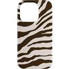 Zebra Animal Pattern Gifts Custodia per iPhone 14 Pro Marrone Bianco Zebra Animal Print Pattern