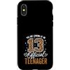Funny Family Christmas Pajama Apparel Custodia per iPhone X/XS You Are Looking At An Official Teenager Girl 13 ° compleanno