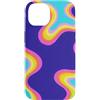 Flowing Swirl Gifts Custodia per iPhone 14 Kidcore Deep Blue Flow Swirl