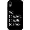 Techno music Custodia per iPhone XR Te quiero, tequila, techno