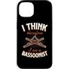 Jazz Band Bassoon Player Merch With Retr Custodia per iPhone 13 Penso di essere un fagotto