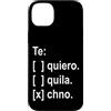 Techno music Custodia per iPhone 14 Plus Te quiero, tequila, techno
