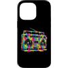 80s 90s Retro Boombox Music Nostalgia Er Custodia per iPhone 14 Pro Max Retro Boombox - Vernice gocciolante per amanti della musica vintage anni '90 e '80