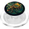 Utility Insect Hiking Designs Honeybee Campeggio Topografico Gorpcore Art PopSockets PopGrip per MagSafe