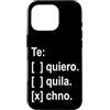 Techno music Custodia per iPhone 16 Pro Te quiero, tequila, techno