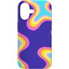 Flowing Swirl Gifts Custodia per iPhone 17 Kidcore Deep Blue Flow Swirl