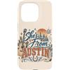 Southern Heritage Trail Custodia per iPhone 15 Pro Austin Country Music Chitarra Texas Western Woman