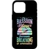 Jazz Band Bassoon Player Merch With Retr Custodia per iPhone 16 Pro Max Sono un suonatore di fagotto perché la respirazione è sopravvalutata