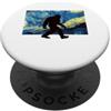Miftees Vincent Van Gogh Tees Bigfoot Notte stellata Bigfoot PopSockets PopGrip Adesivo