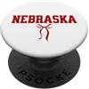 NE Graduation Day Nebraska Coquette Bow Graduazione Donna PopSockets PopGrip Adesivo